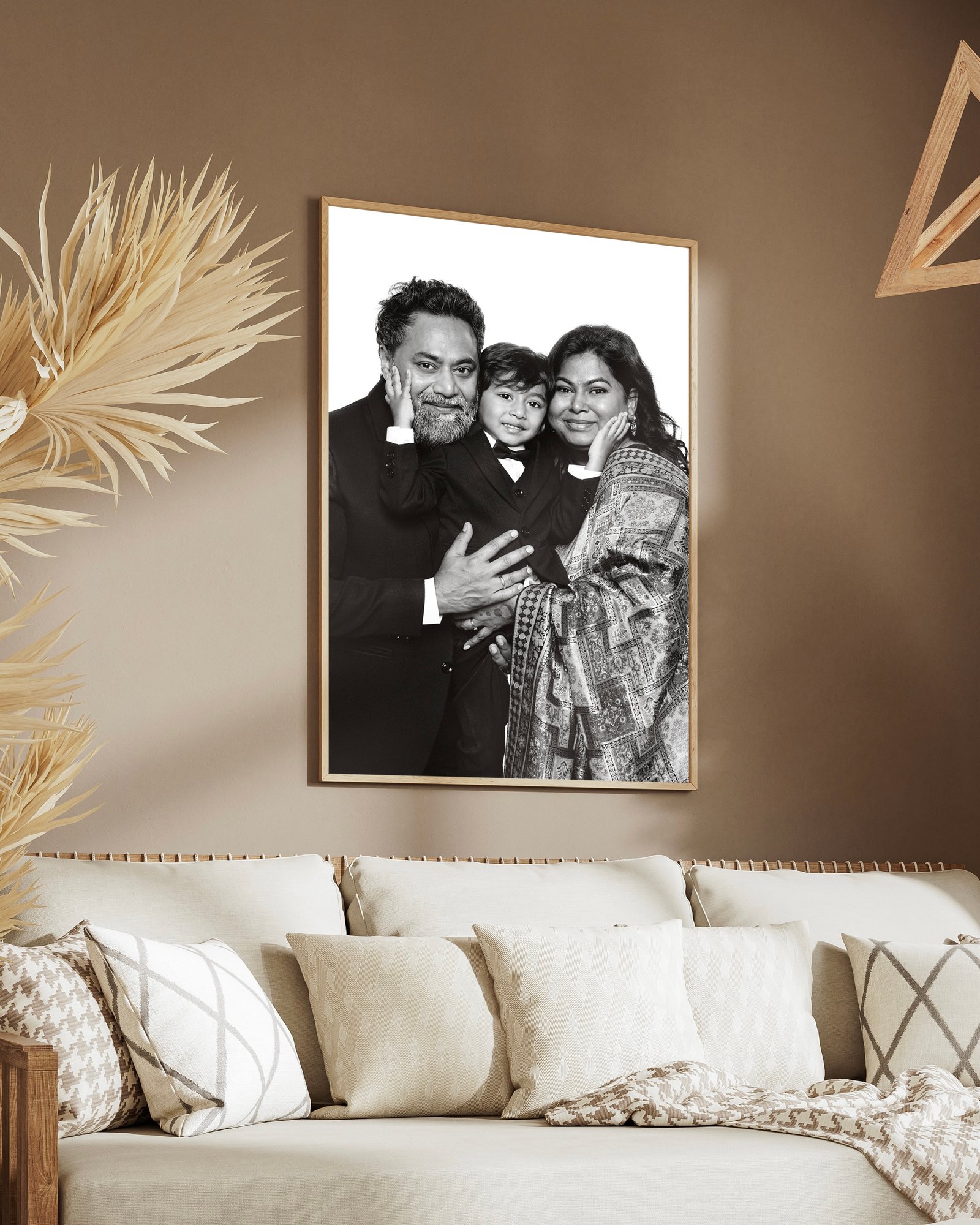 Framed print presentation mockup